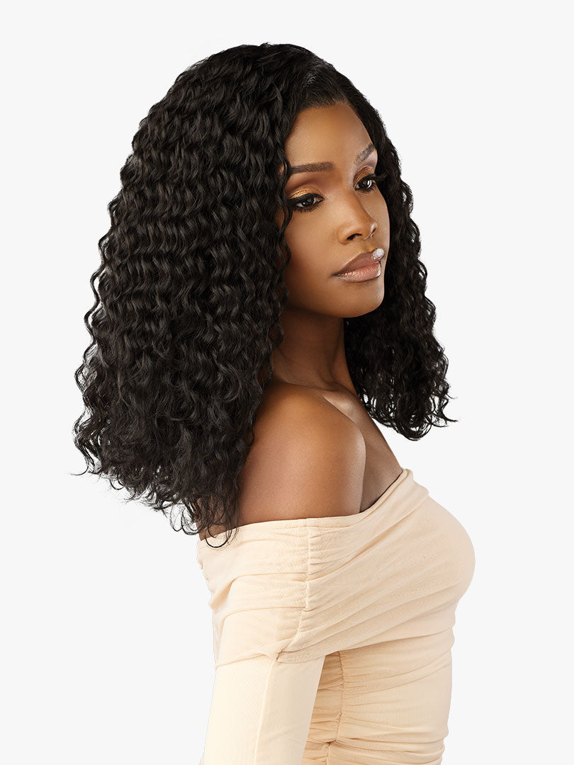 Sensationnel Crowned Edge 13x5 Synthetic HD Lace Wig – Water Deep 16”