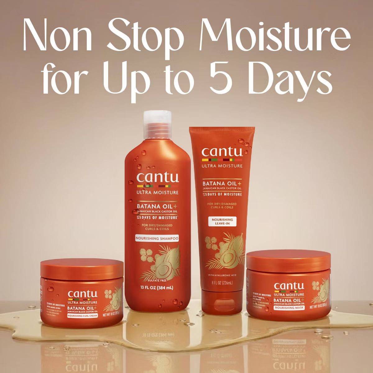 Cantu Batana Oil + Jamaican Black Castor Oil Shampoo – 13oz