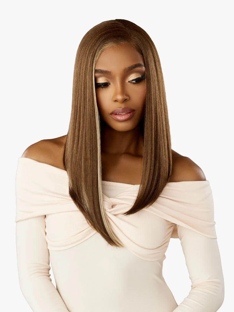 Sensationnel Crowned Edge 13x5 Synthetic HD Lace Wig – Blunt Lob 15”