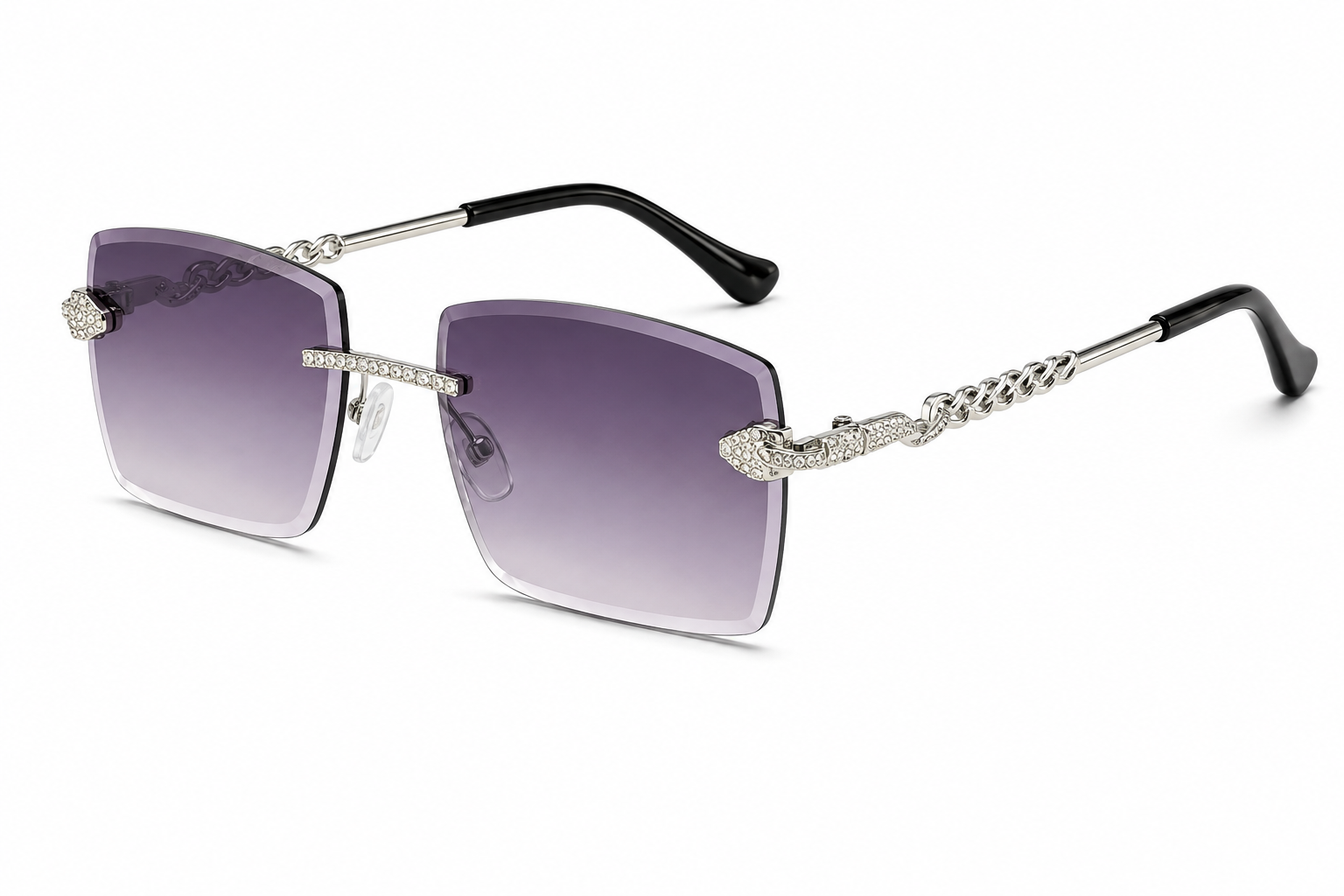 Chic Looks Rimless Square Sunglasses – EA0938