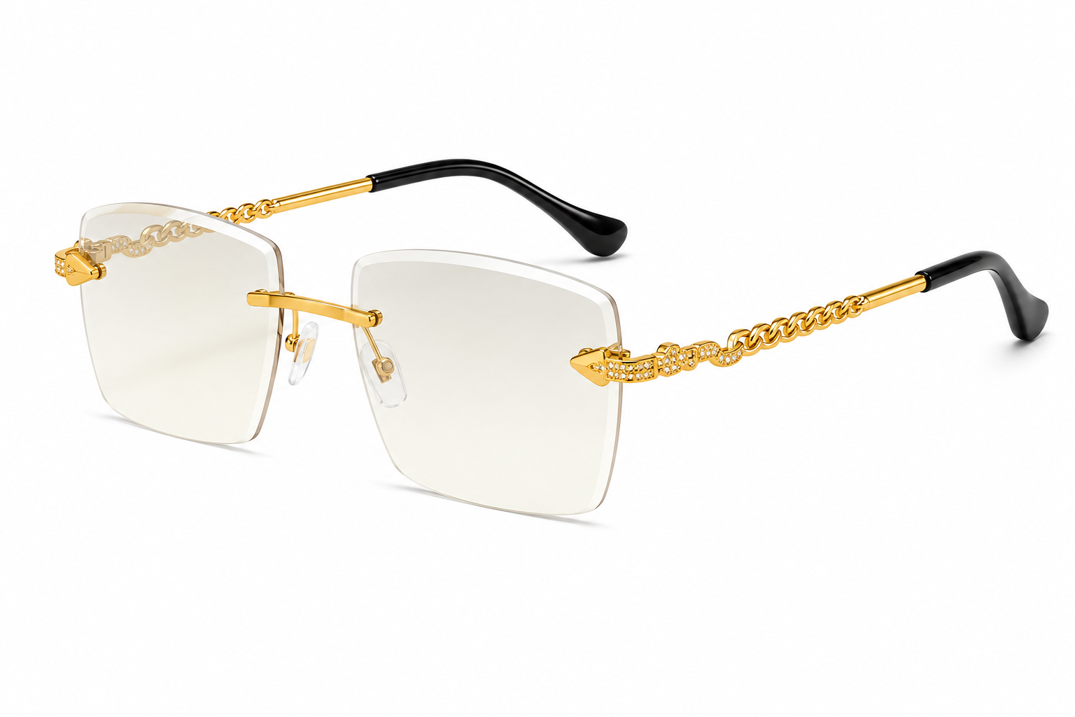 Chic Looks Rimless Square Sunglasses – EA0938