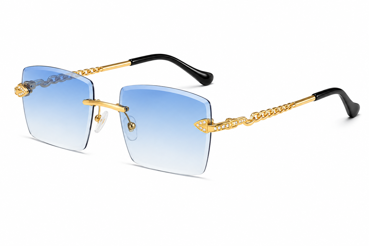 Chic Looks Rimless Square Sunglasses – EA0938