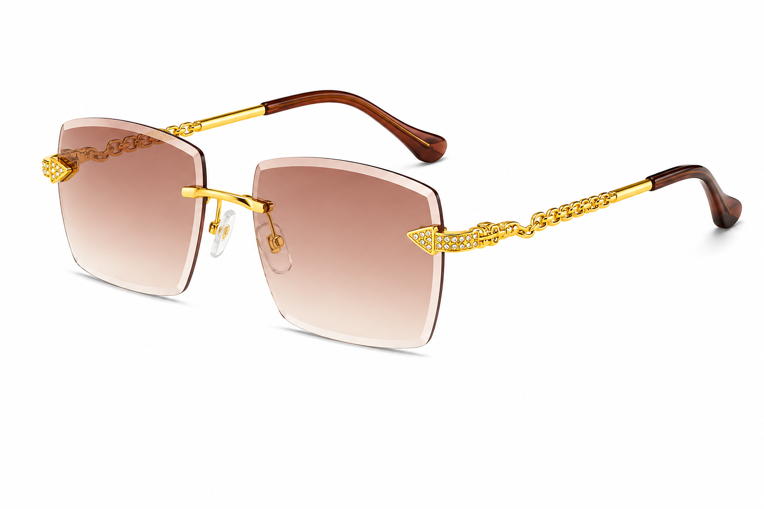 Chic Looks Rimless Square Sunglasses – EA0938