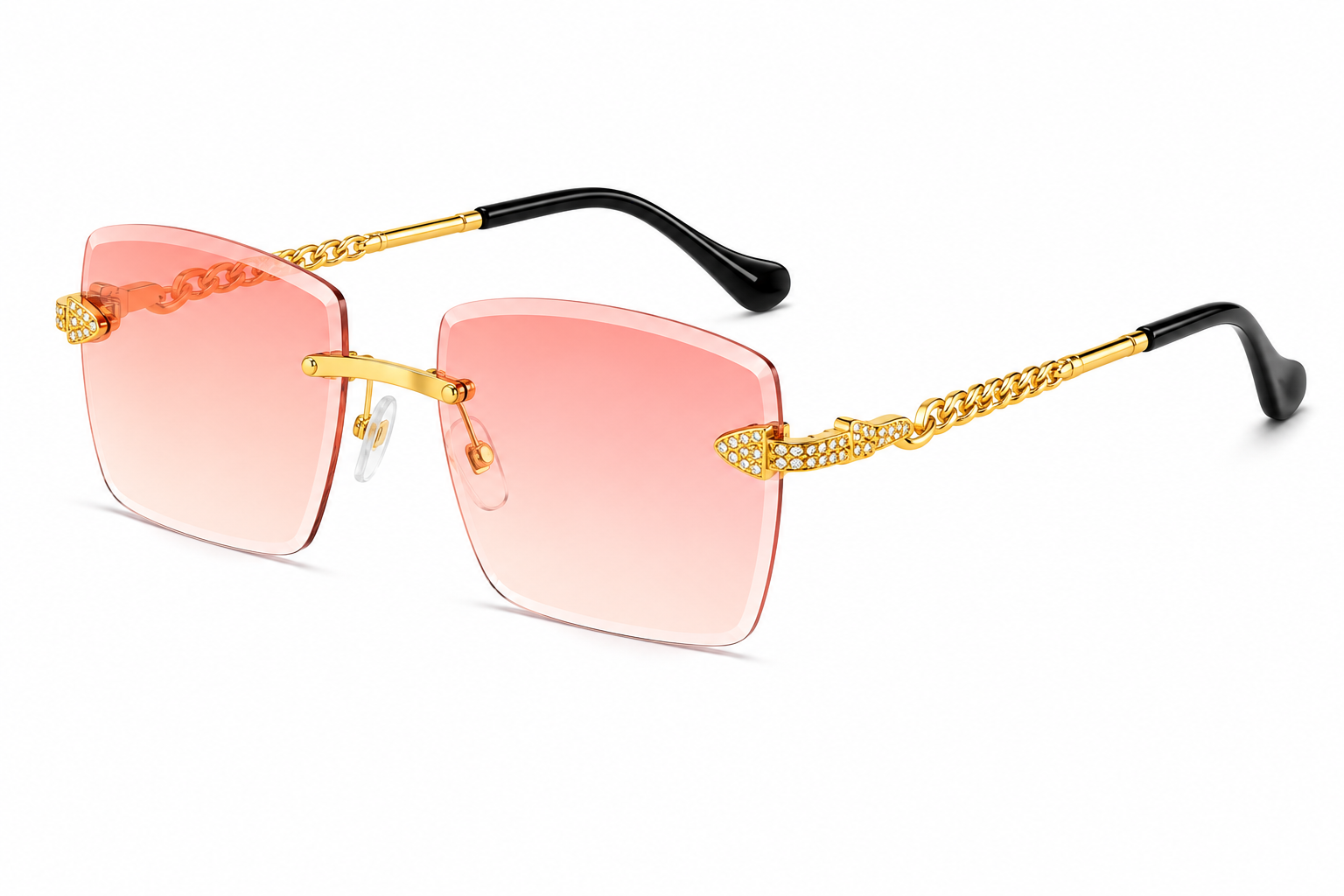 Chic Looks Rimless Square Sunglasses – EA0938