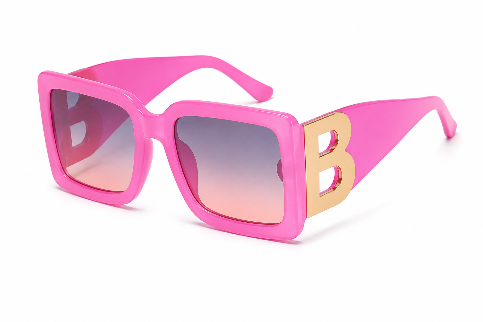 Chic Looks Square B-Detail Sunglasses – EA1603