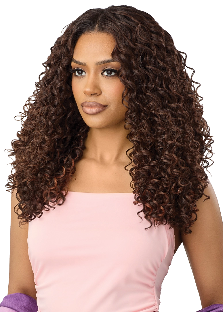 Outre Airtied 360 FlexiLace Human Hair Blend HD Lace Wig – HHB Italian Curls 22"