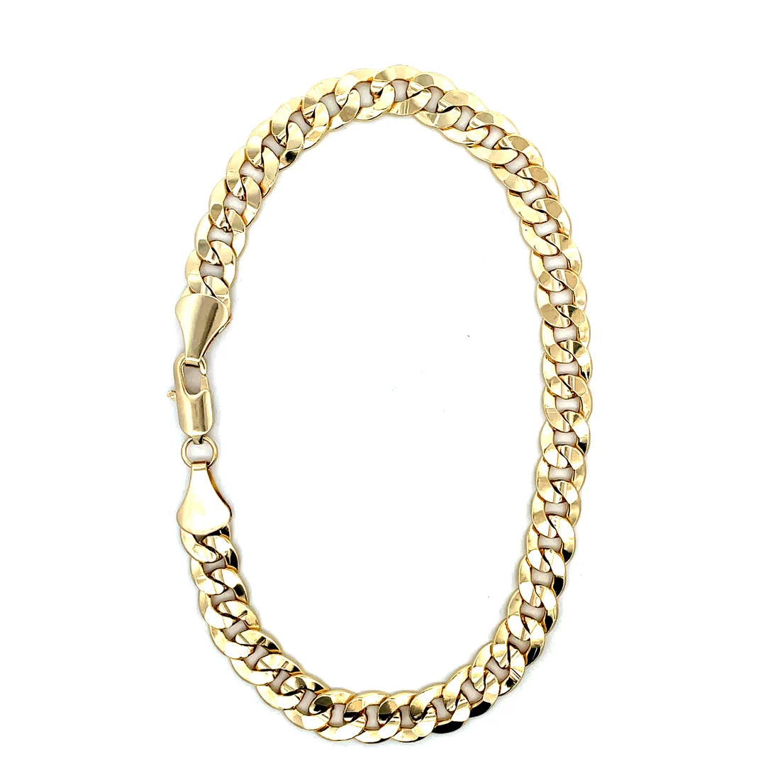 The One Jewelry Thick 14K Gold Plated Anklet