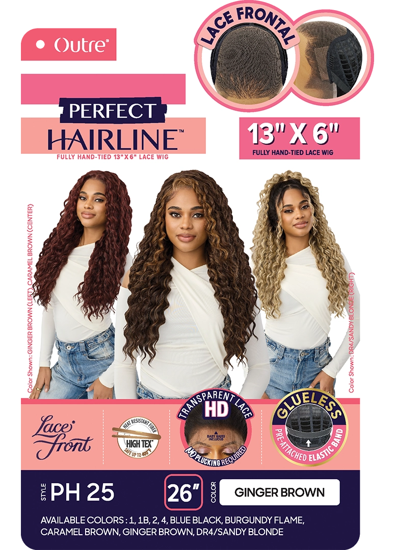 Outre Perfect Hairline Lace Front 13x6 Wig –  PH 25