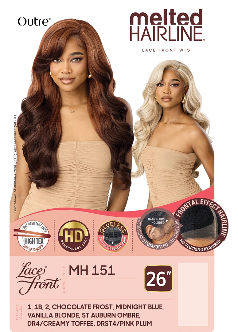 Outre Melted Hairline Synthetic HD Lace Front Wig - MH 151