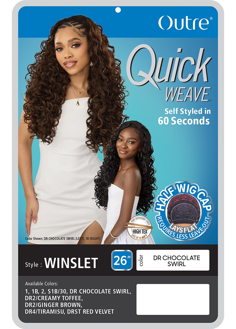Outre Quick Weave Synthetic Half Wig – Winslet