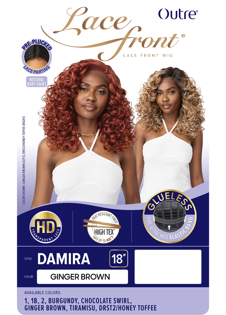 Outre Lace Frontal HD Sythetic Lace Front Wig - Damira