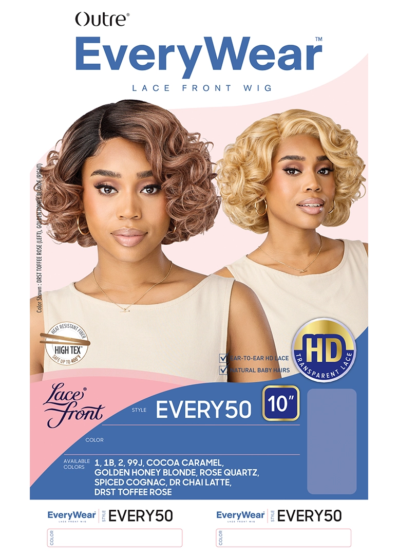 Outre Everywear Synthetic HD Lace Front Wig - Every 50