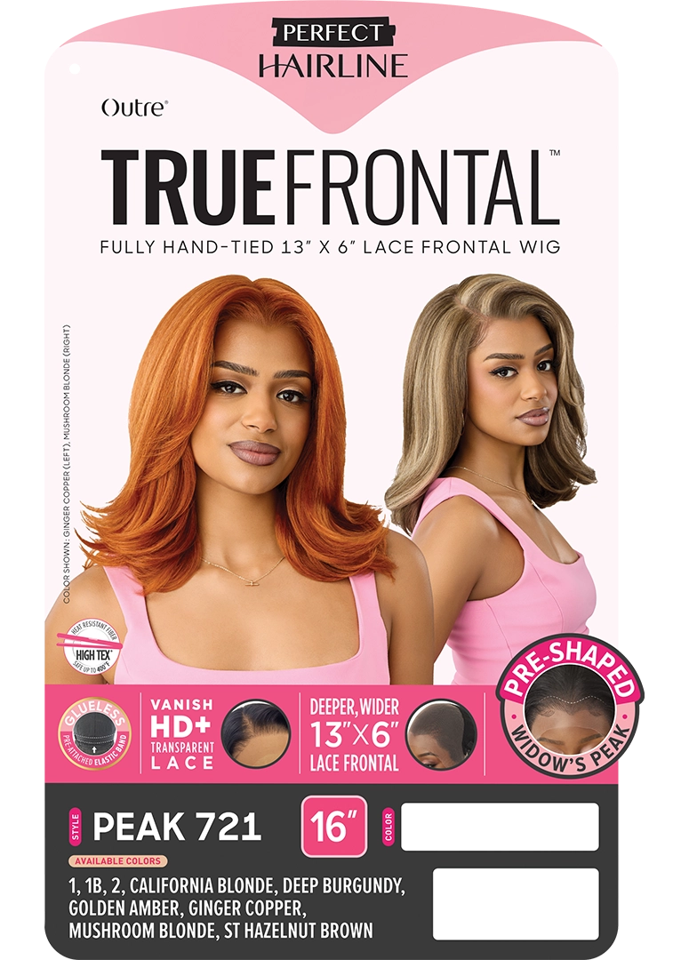 Outre Perfect Hairline True Frontal 13x6 HD Lace Front Wig - Peak 721