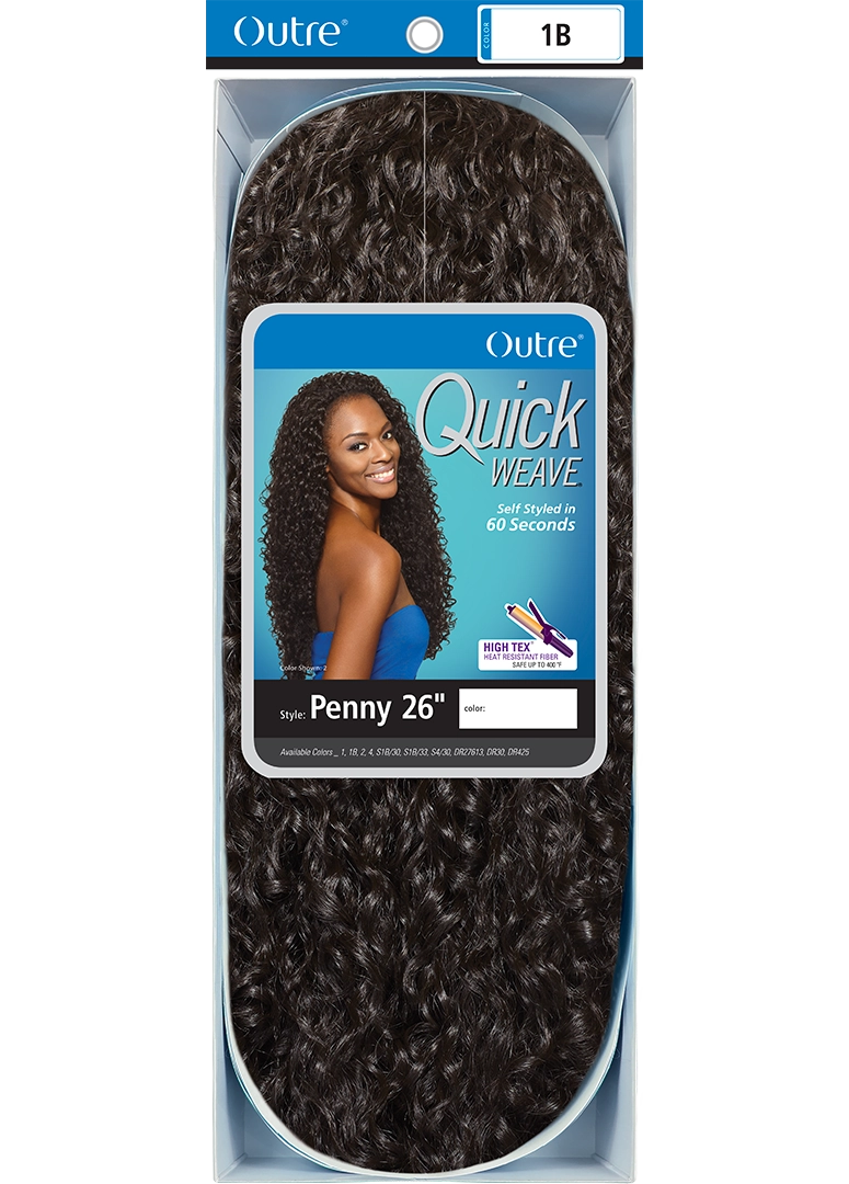 Outre Quick Weave Synthetic Half Wig – Penny