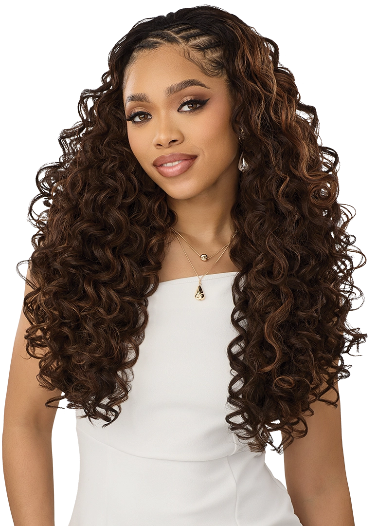 Outre Quick Weave Synthetic Half Wig – Winslet