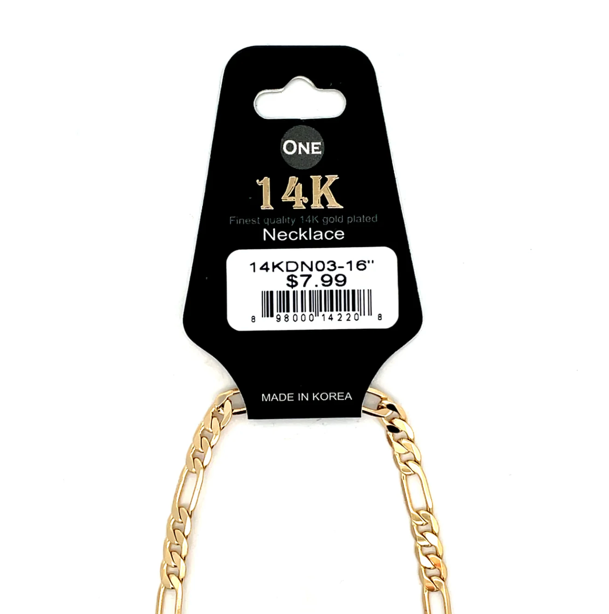 The One Jewelry 14K Kids Chain Necklace - Gold