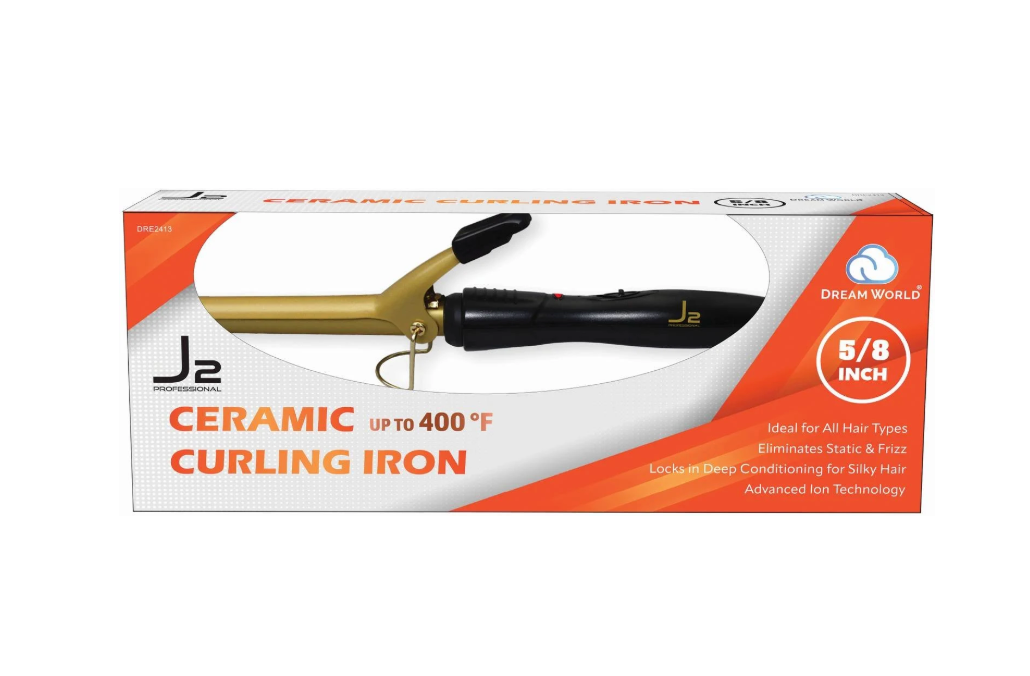 J2 Ceramic Curling Iron – 5/8"