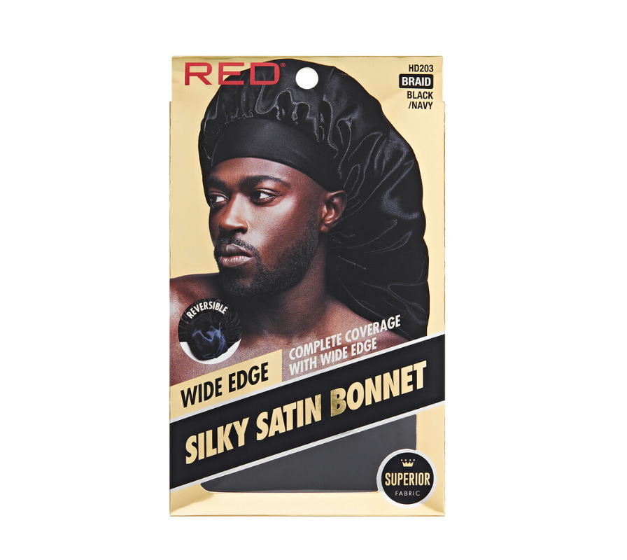 Red by Kiss Men's Silky Satin Bonnet