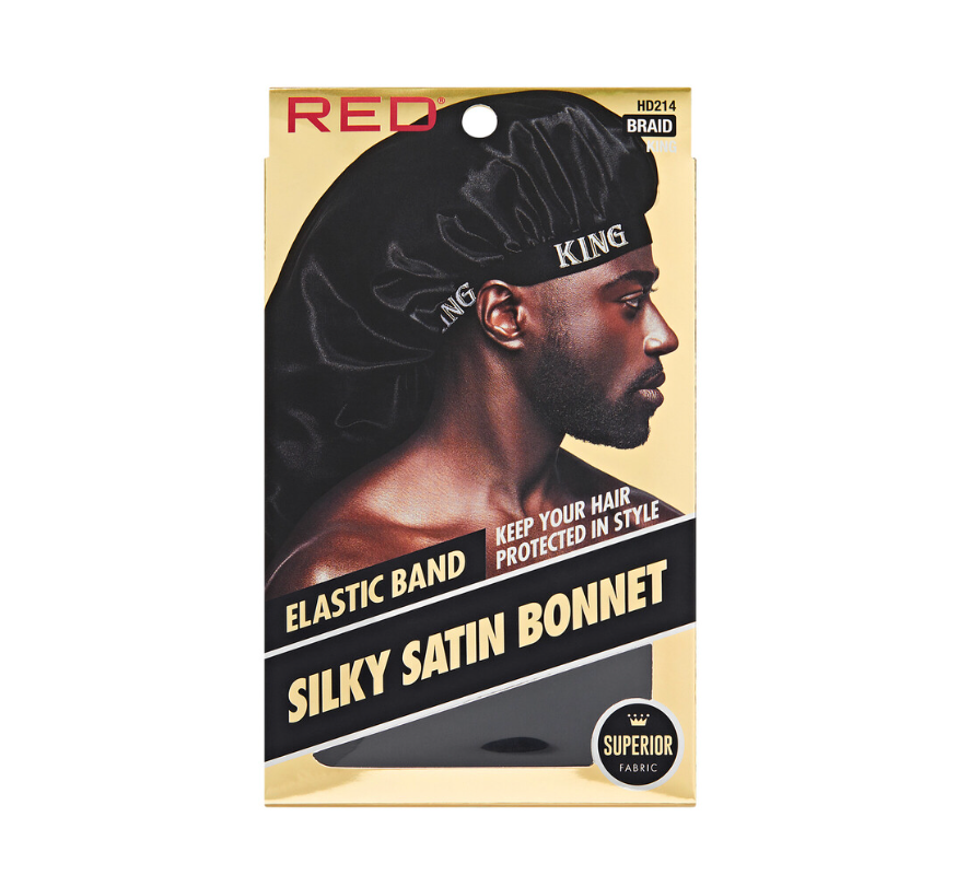 Red by Kiss Men's Silky Satin Bonnet
