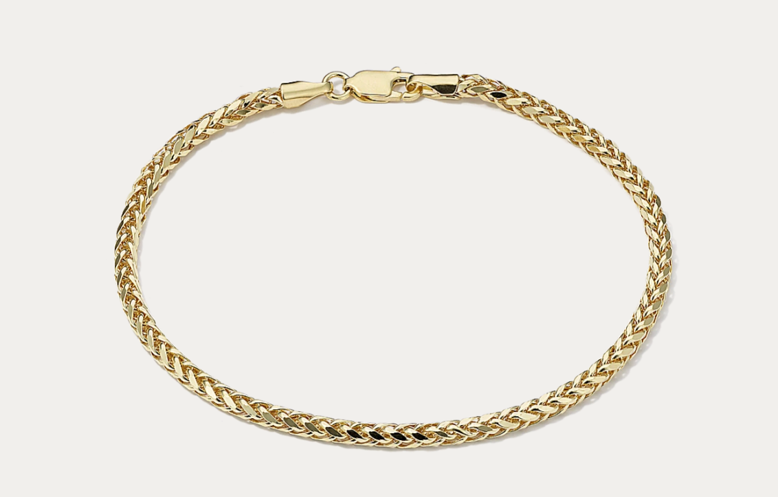 The One Jewelry 14K Gold Plated Anklet – 10"