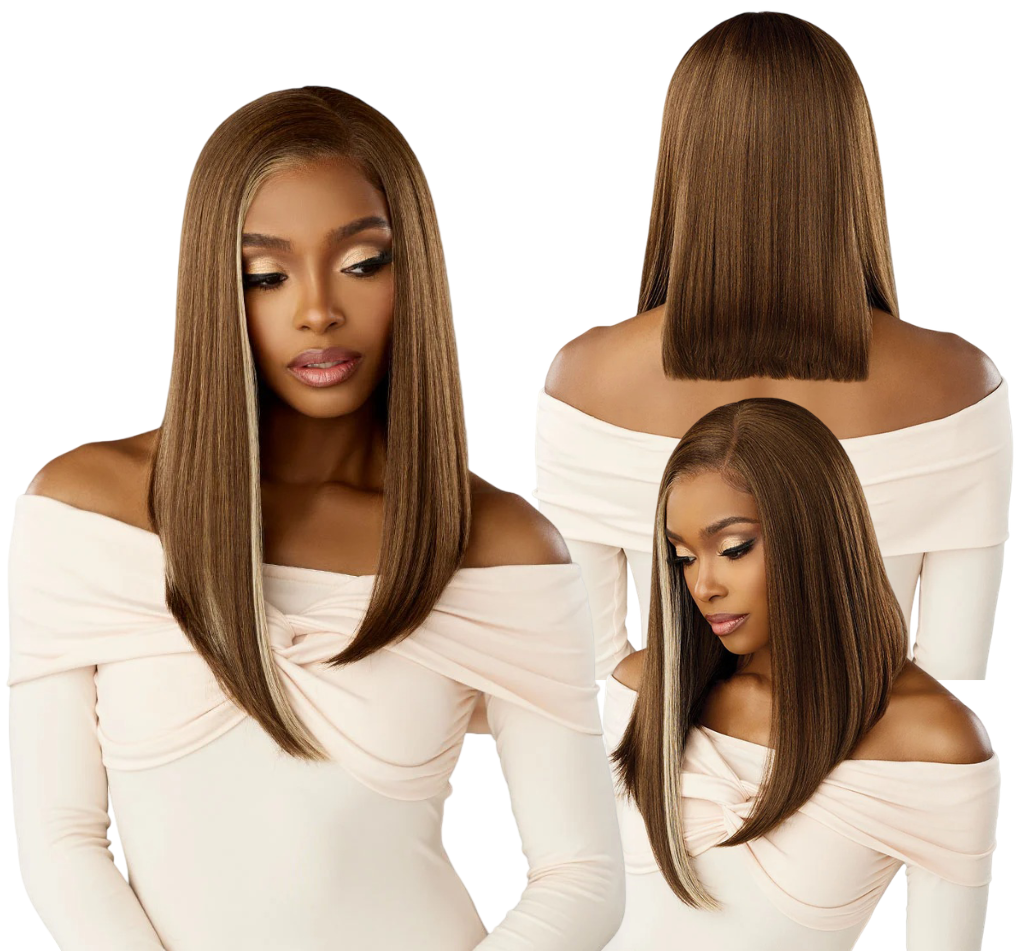 Sensationnel Crowned Edge 13x5 Synthetic HD Lace Wig – Blunt Lob 15”