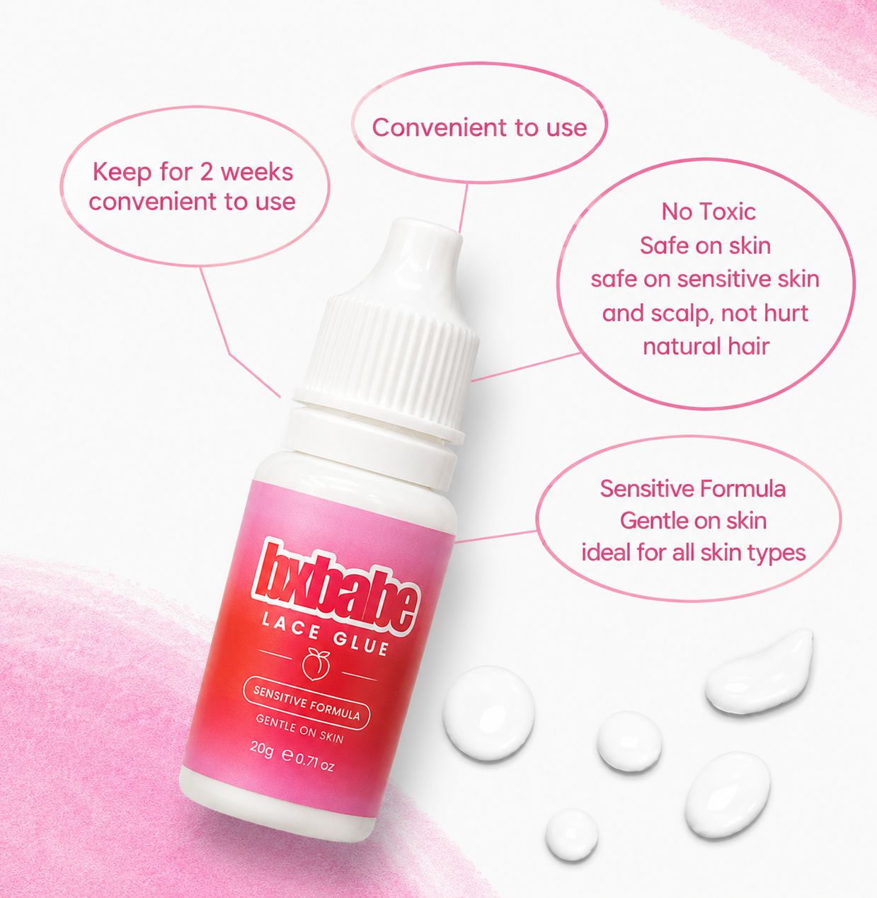 BxBabes Sensitive Fomula Lace Wig Glue