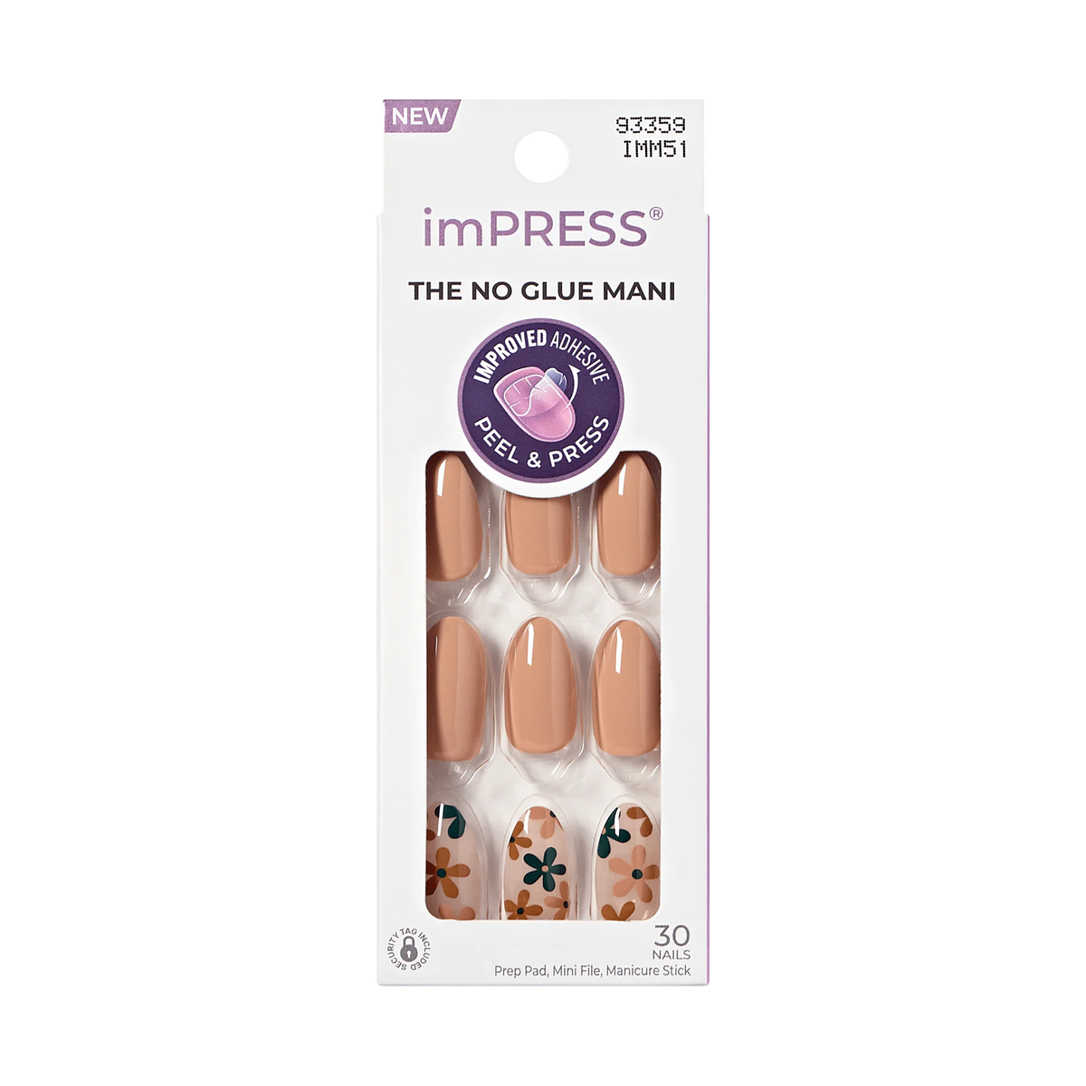 KISS imPRESS Design Press-On Nails – No Glue Needed