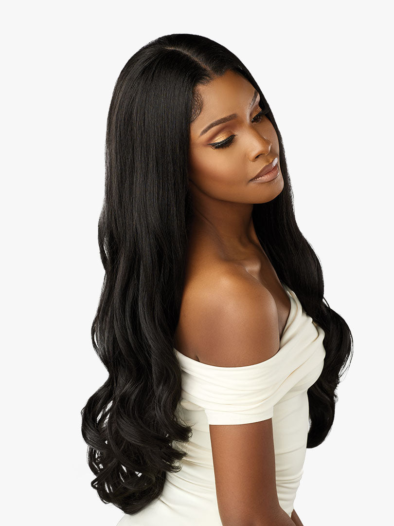 Sensationnel Crowned Edge 13x5 Synthetic HD Lace Wig – Euro Body 28”