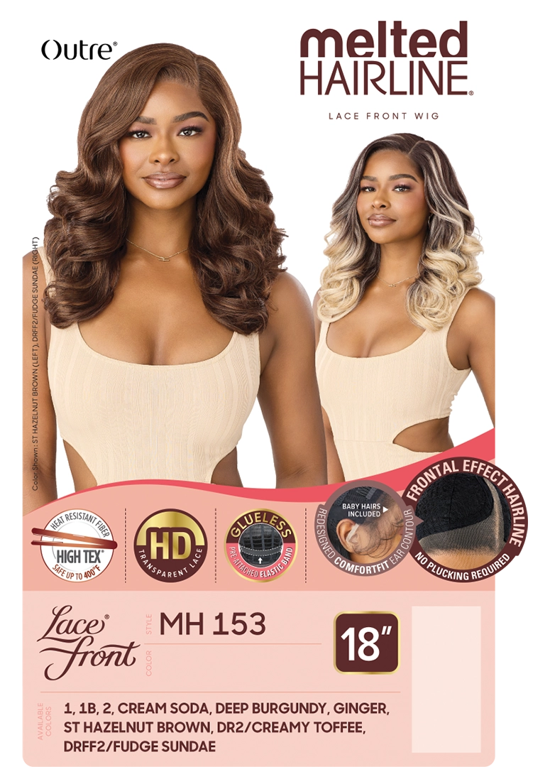 Outre Melted Hairline Synthetic HD Lace Front Wig - MH 153