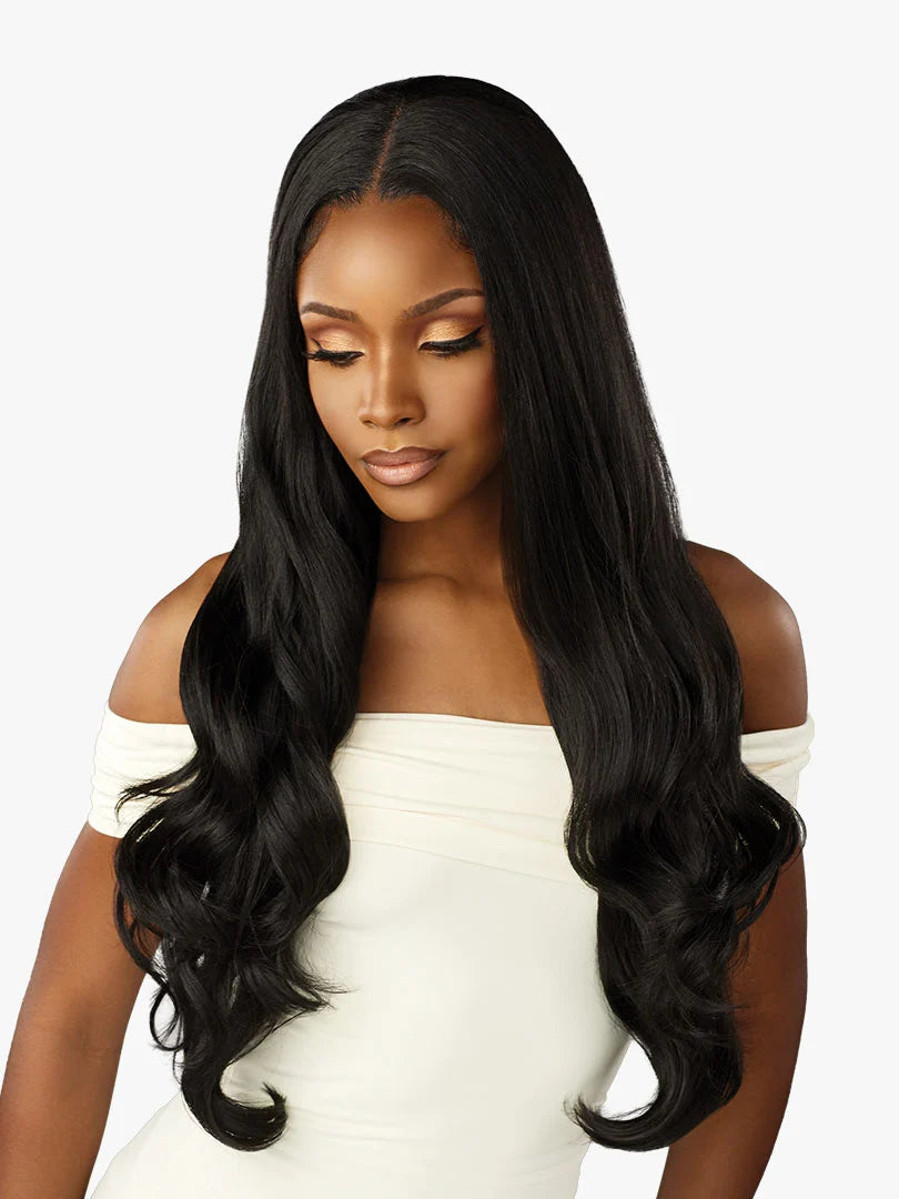 Sensationnel Crowned Edge 13x5 Synthetic HD Lace Wig – Euro Body 28”