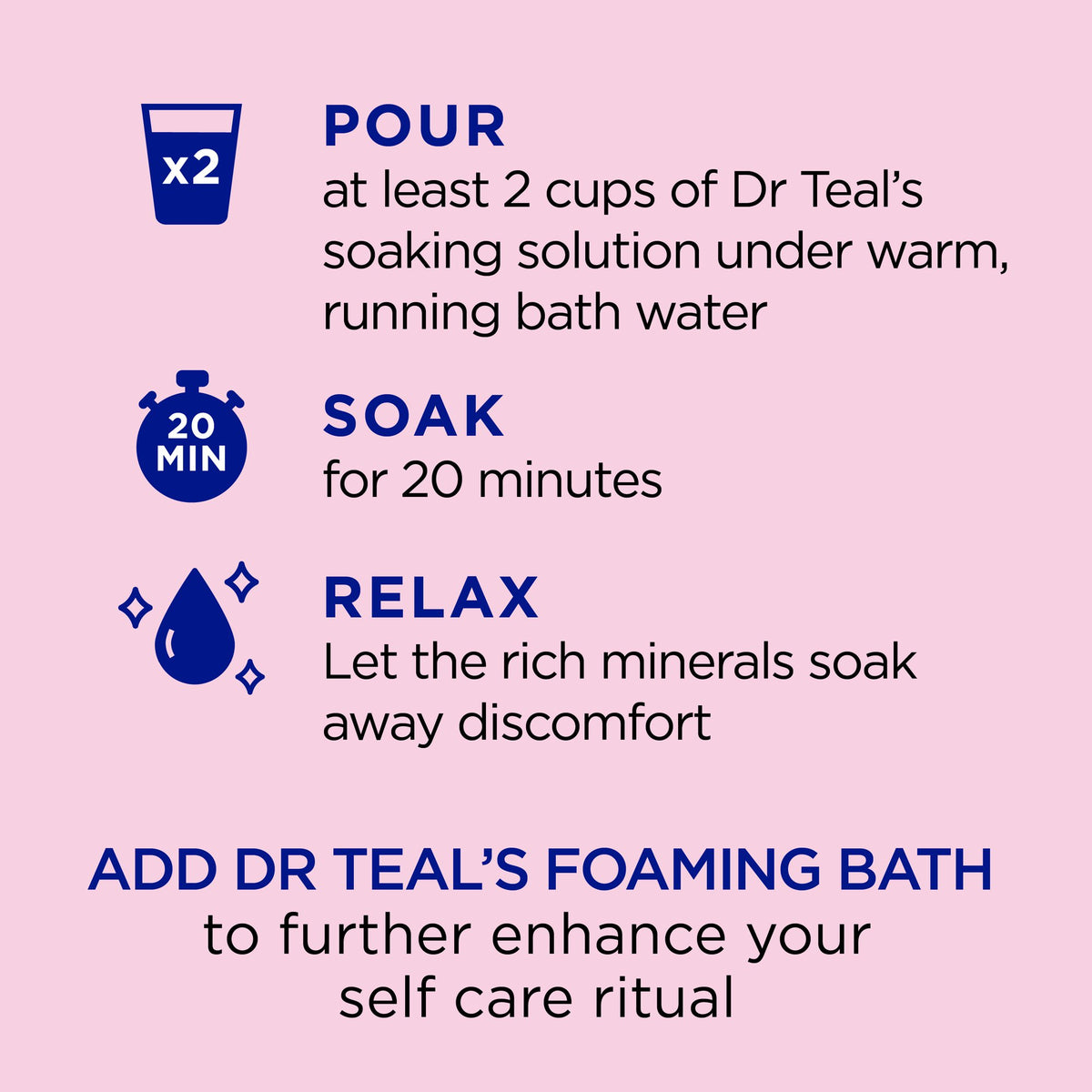 Dr Teal's Epsom Salt Magnesium Soak – 3 lbs