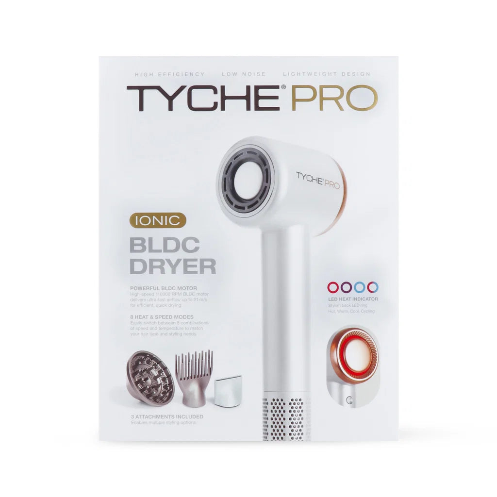 Tyche Chic Pro Ionic BLDC Hair Dryer – White