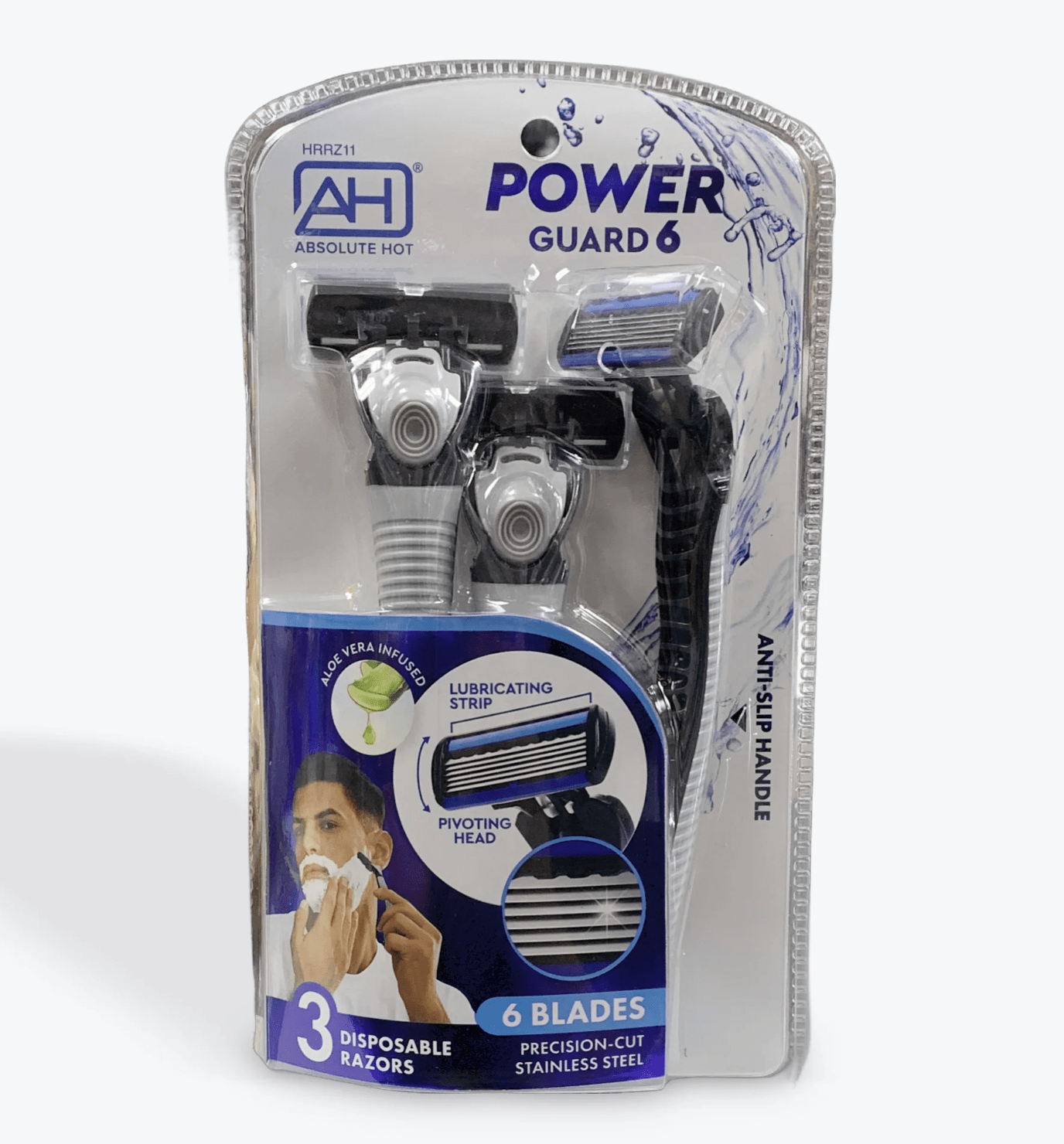Absolute Hot Men’s Razor Power Guard Series - Beauty Exchange Beauty Supply