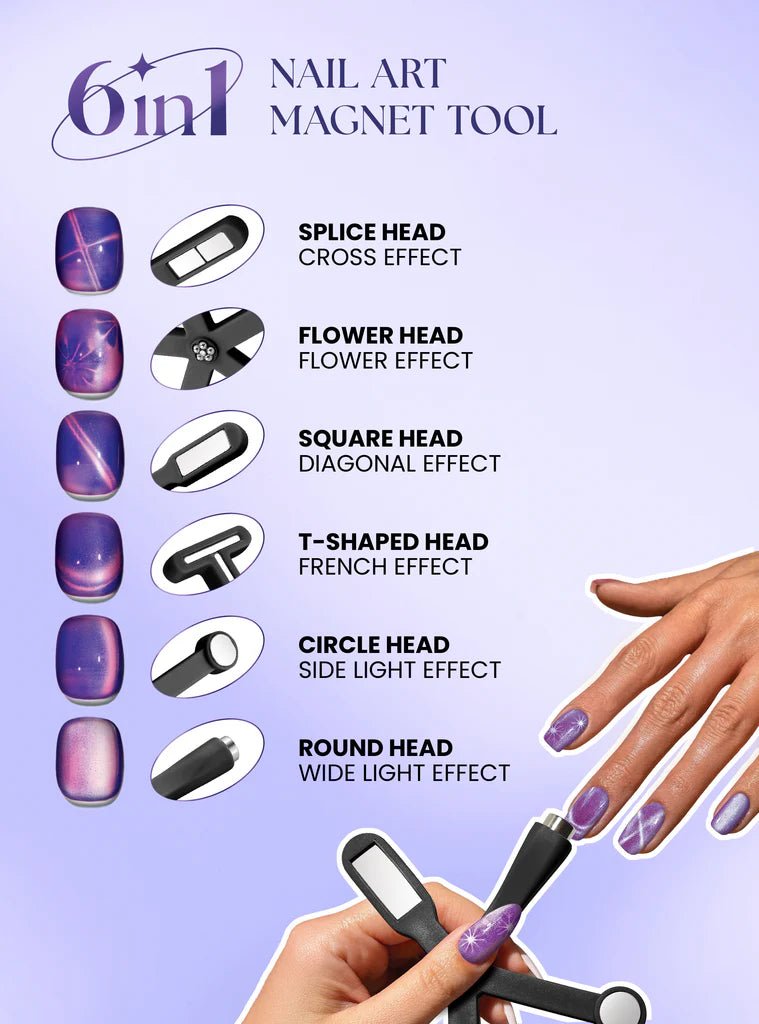 Absolute New York 6 - in - 1 Nail Art Magnet Tool - Beauty Exchange Beauty Supply