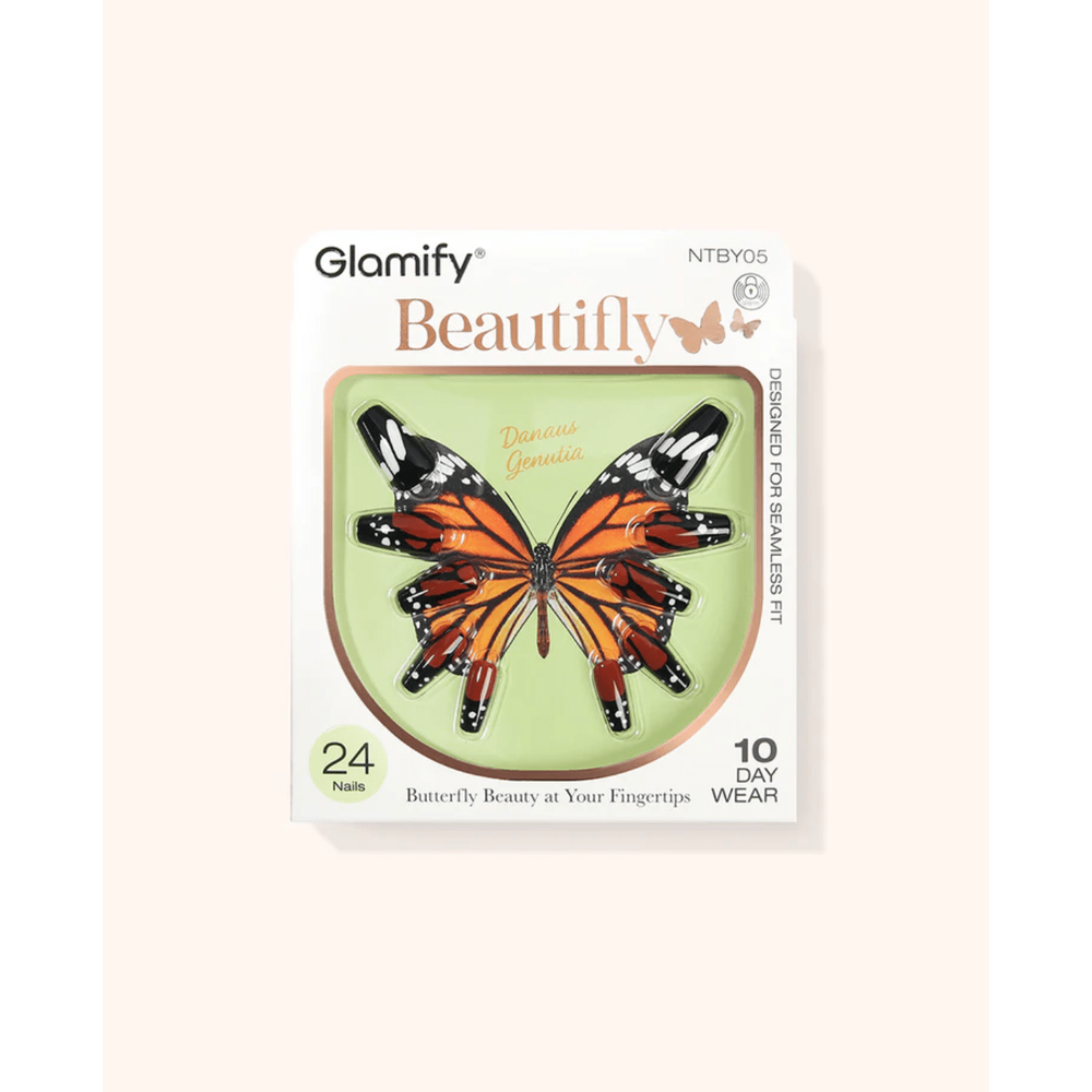Absolute New York Beautifly Press - On Nails - Coffin Medium - Beauty Exchange Beauty Supply