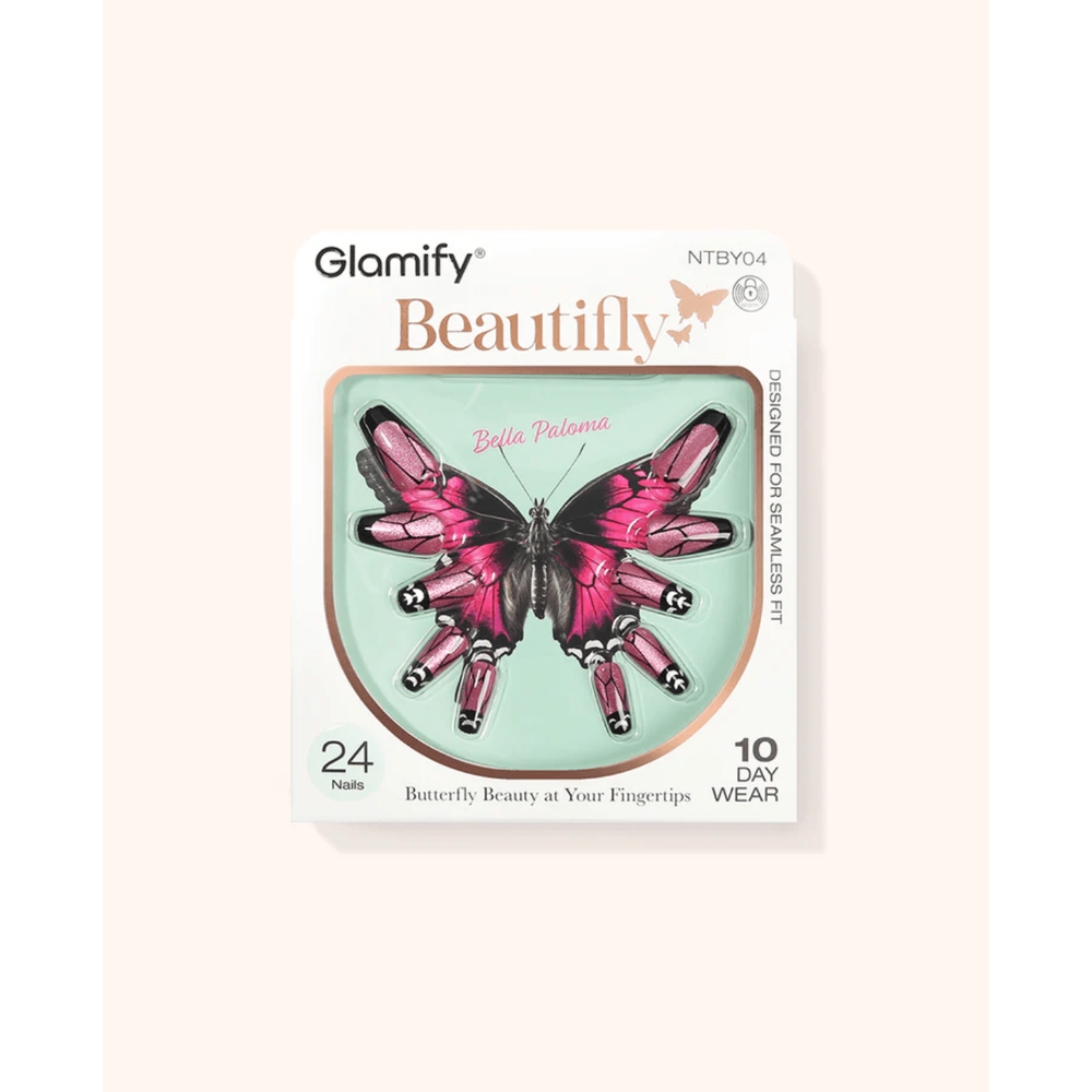 Absolute New York Beautifly Press - On Nails - Coffin Medium - Beauty Exchange Beauty Supply