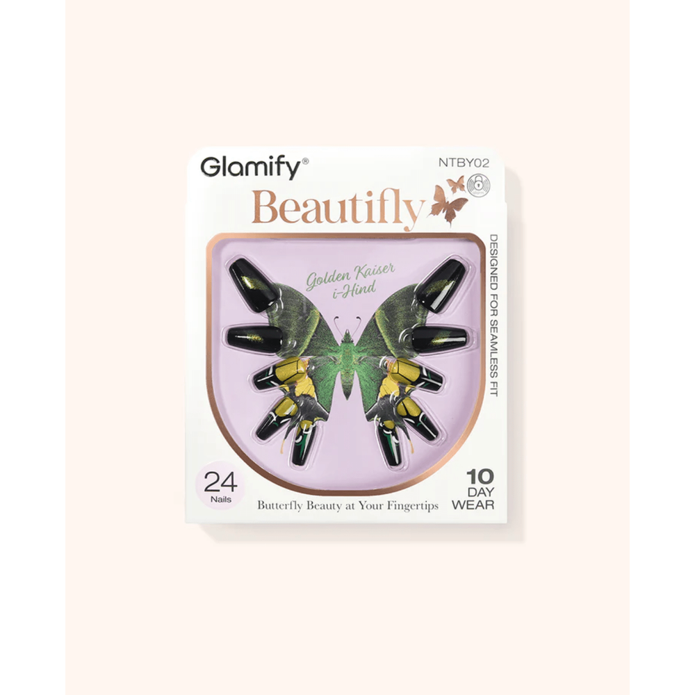Absolute New York Beautifly Press - On Nails - Coffin Medium - Beauty Exchange Beauty Supply