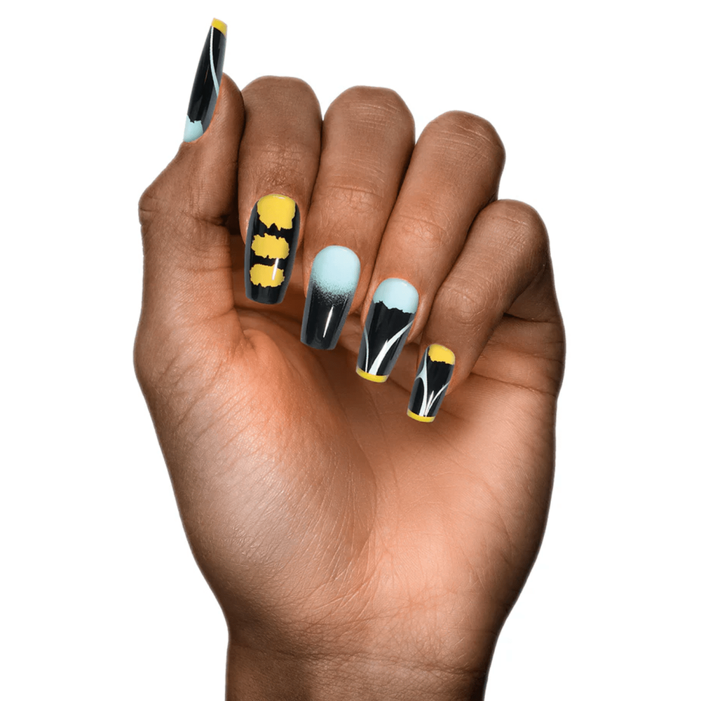 Absolute New York Beautifly Press - On Nails - Coffin Medium - Beauty Exchange Beauty Supply