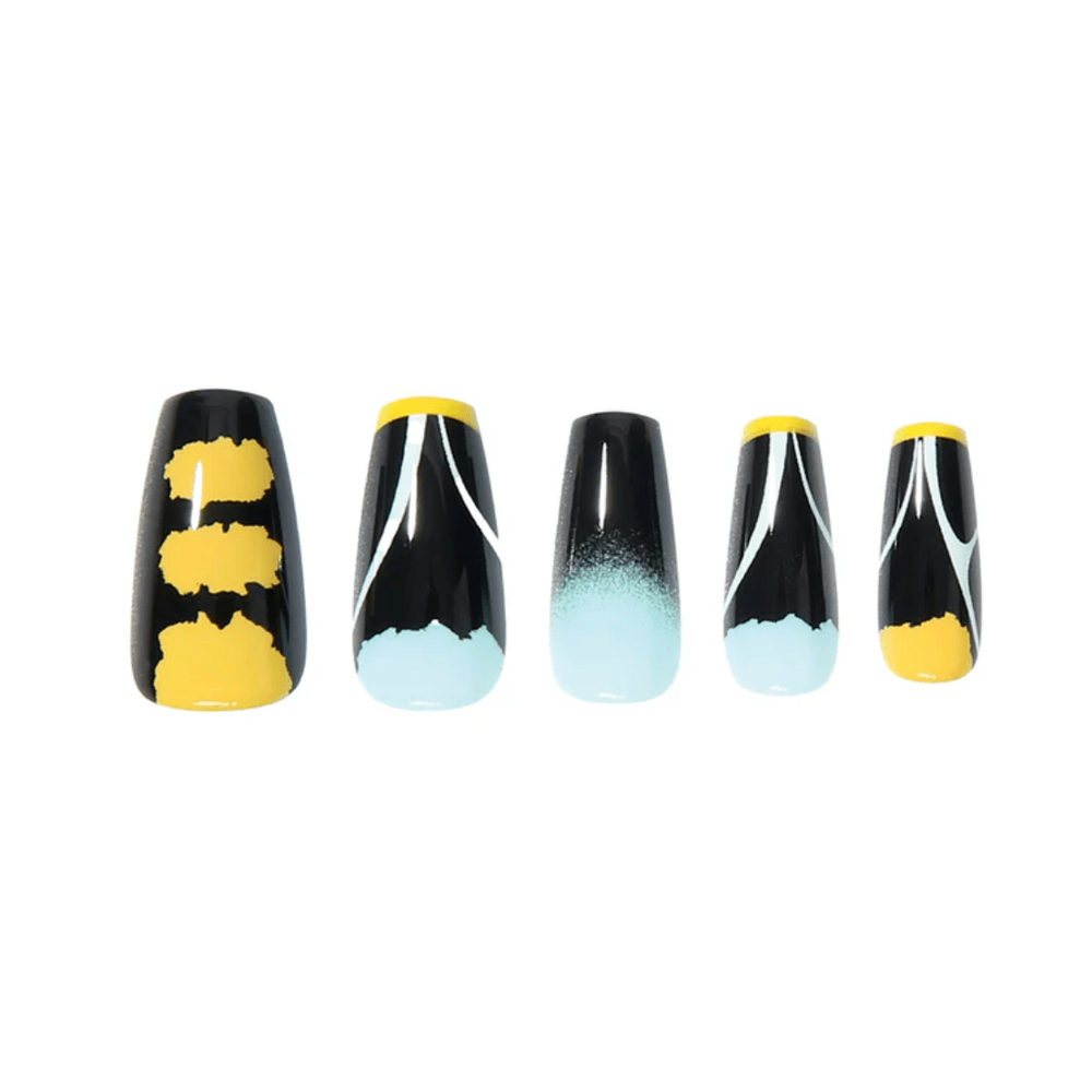 Absolute New York Beautifly Press - On Nails - Coffin Medium - Beauty Exchange Beauty Supply