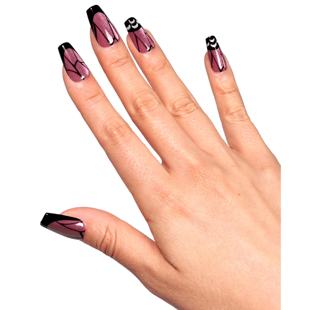 Absolute New York Beautifly Press - On Nails - Coffin Medium - Beauty Exchange Beauty Supply