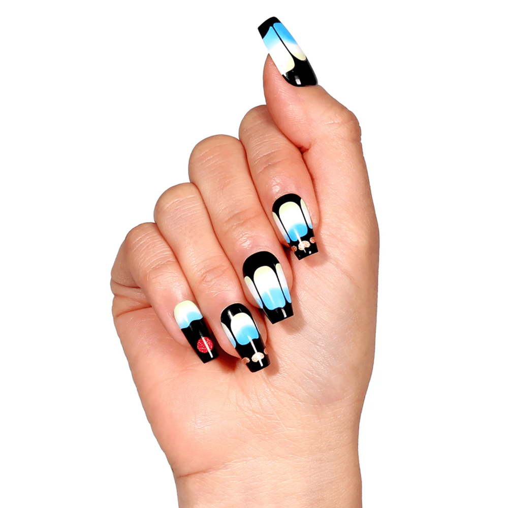 Absolute New York Beautifly Press - On Nails - Coffin Medium - Beauty Exchange Beauty Supply