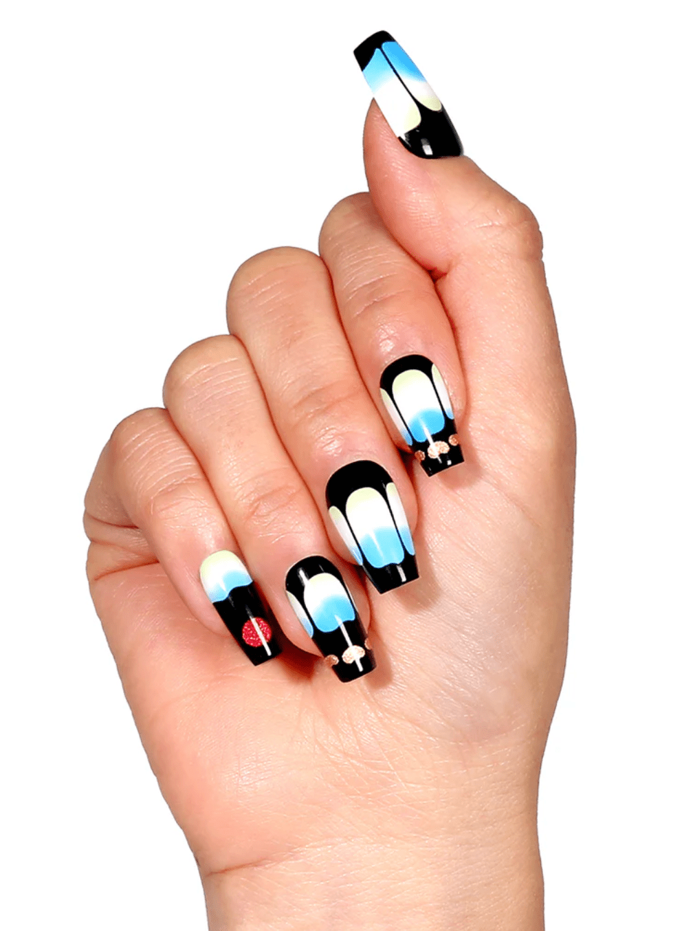 Absolute New York Beautifly Press - On Nails - Coffin Medium - Beauty Exchange Beauty Supply