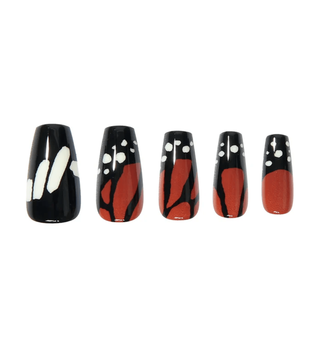 Absolute New York Beautifly Press - On Nails - Coffin Medium - Beauty Exchange Beauty Supply