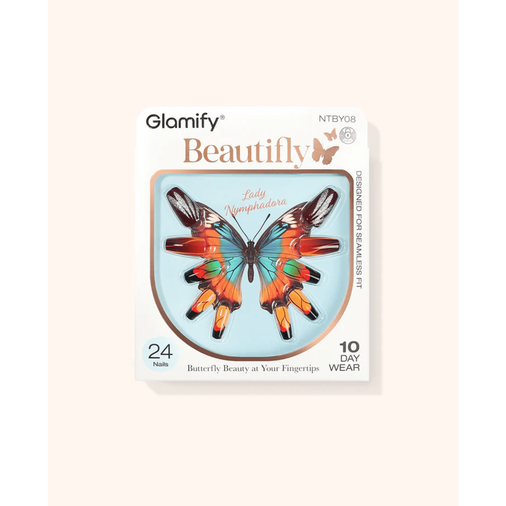 Absolute New York Beautifly Press - On Nails - Coffin Medium - Beauty Exchange Beauty Supply