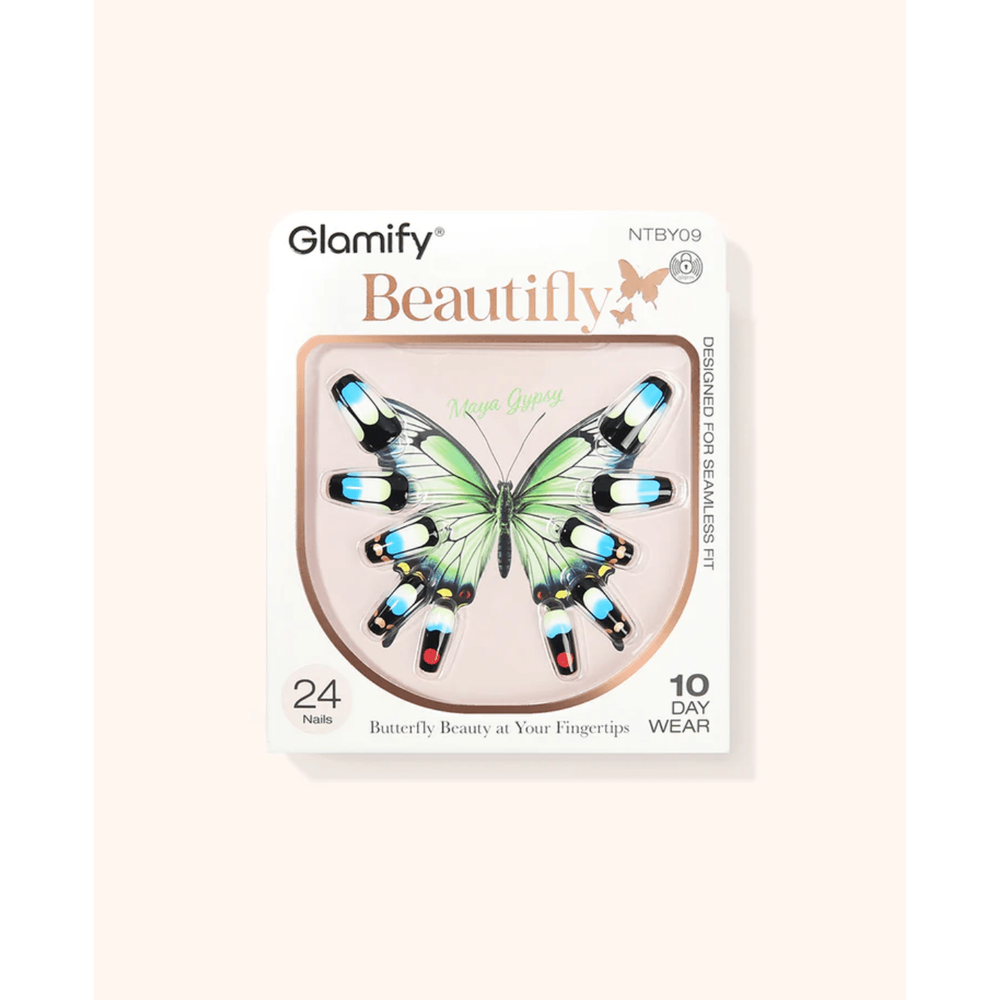 Absolute New York Beautifly Press - On Nails - Coffin Medium - Beauty Exchange Beauty Supply