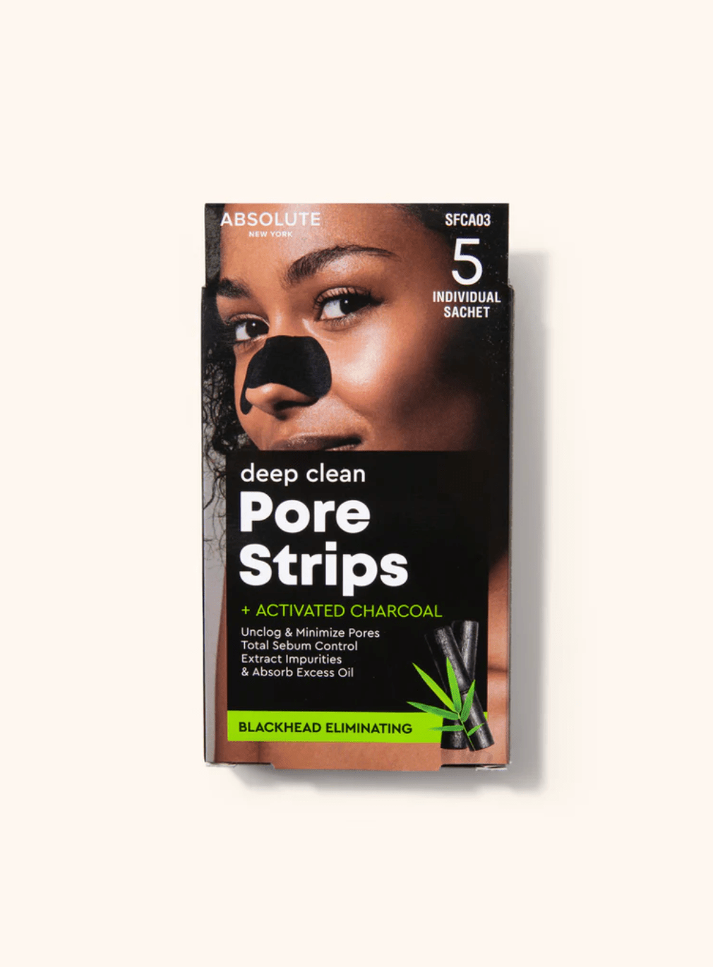 Absolute New York Deep Clean Pore Strips – 5 Sheets - Beauty Exchange Beauty Supply