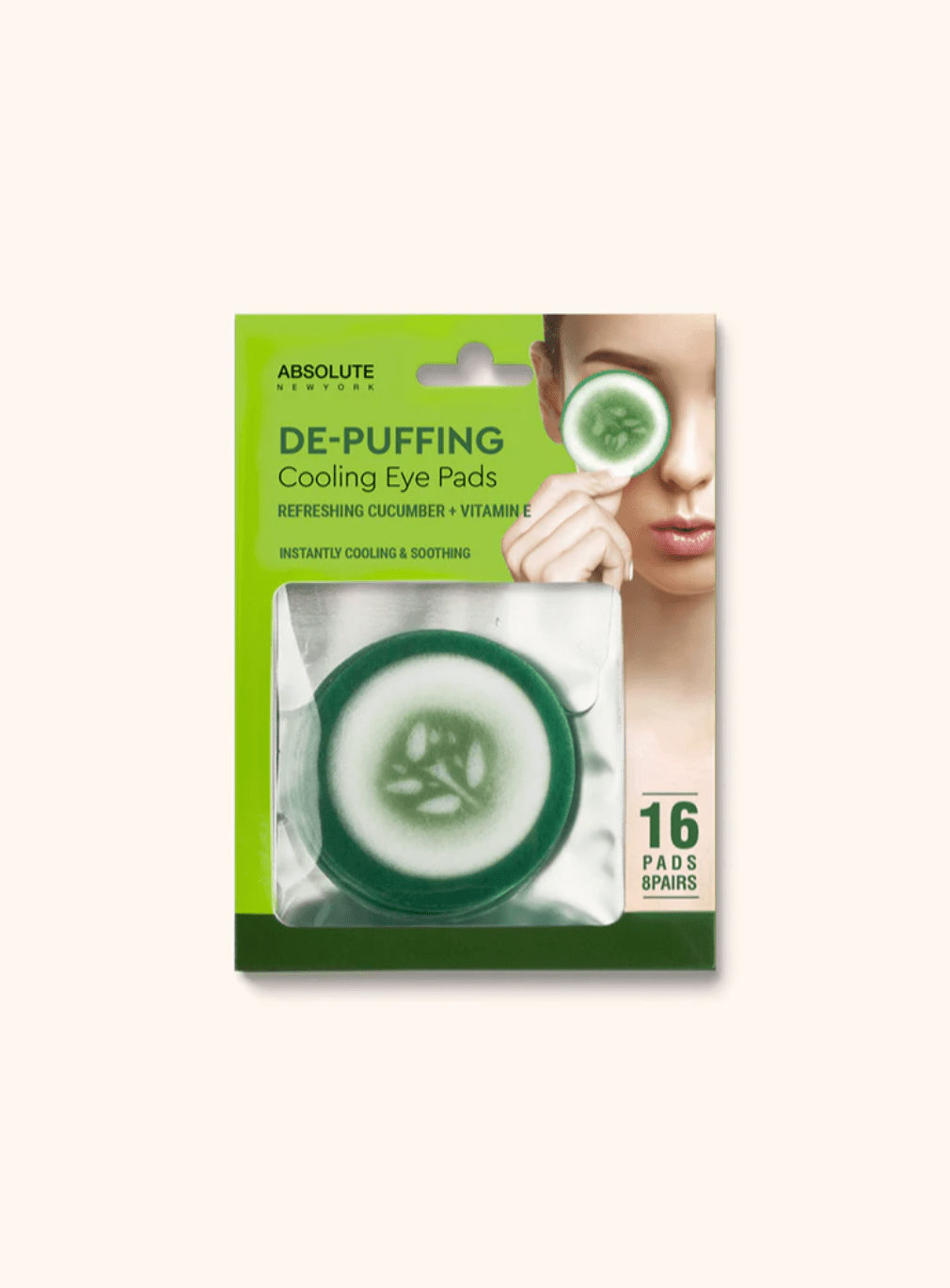 Absolute New York Exfoliating & Cooling Eye Pads – 16 Pads - Beauty Exchange Beauty Supply