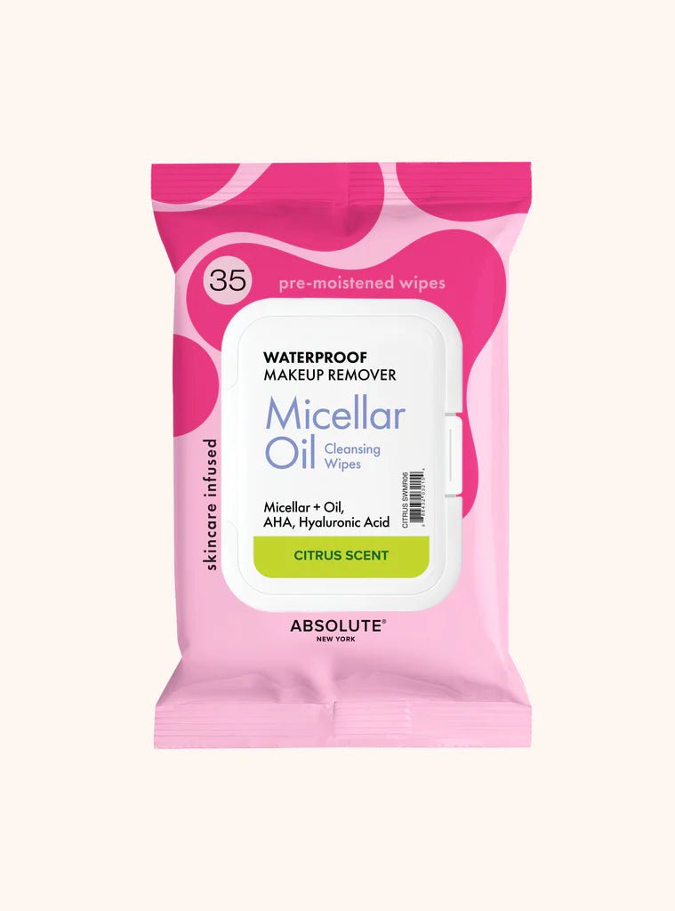 Absolute New York Micellar Oil Cleansing Wipes - 30 Wipes - Beauty Exchange Beauty Supply