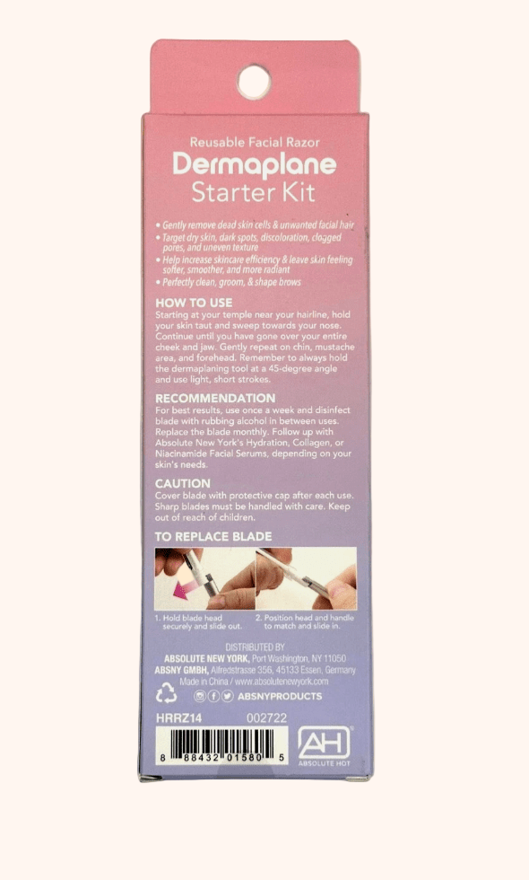Absolute NewYork Dermaplane Starter Kit for Brows & Exfoliation - Beauty Exchange Beauty Supply