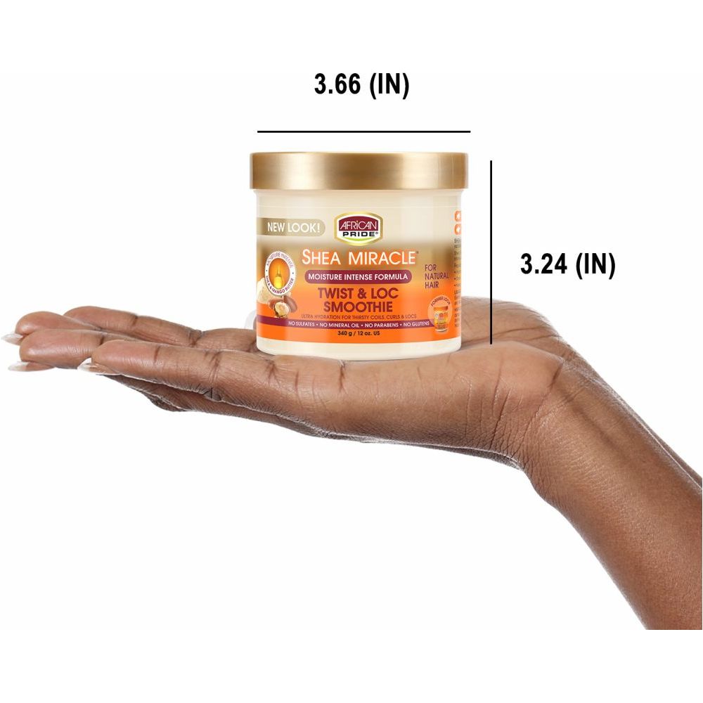African Pride Shea Miracle Twist & Loc Smoothie – 12 oz
